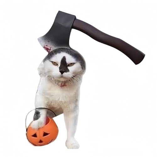 Lustiges Haustier-Stirnband für Halloween, gruselige blutige Schere, Kopfbedeckung, Hut, Kappe für Hunde und Katzen, Halloween-Party-Dekoration Lustiges Haustier-Stirnband für Halloween, gruselige blutige Schere, Kopfbedeckung, Hut, Kappe für Hunde und Katzen, Halloween-Party-Dekoration von Xusdamyj