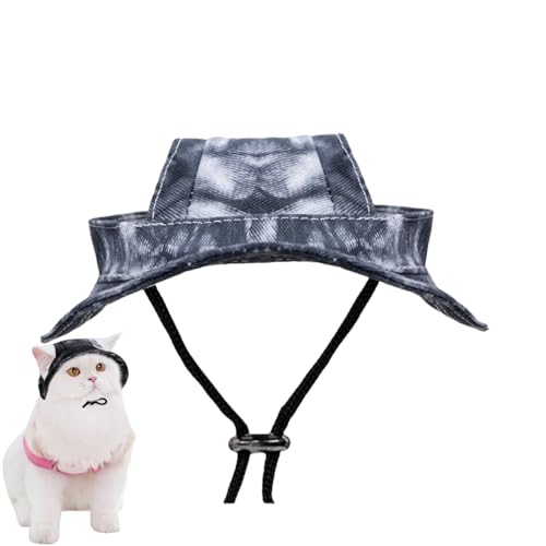Outdoor Sonnenschutz Kapuze für Katze Mini Sombrero für Kätzchen Haustier Sonnen Hut mit Ohrlöchern und verstellbarem Halsband Outdoor Sonnenschutz Kapuze für Katze Mini Sombrero für Kätzchen Haustier Sonnen Hut mit Ohrlöchern und verstellbarem Halsband von Xusdamyj