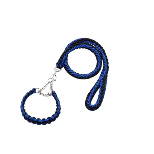 Rope Dog Leash Nylon Dogs Collar Leash Set Braided Adjustable Dog Training Collar Threads von Xusdamyj