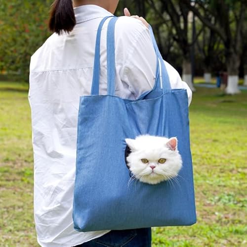 Show Head Haustier Leinwand geformte Schultertasche Katze Taschen für kleine Hunde und Katzen Zubehör im Freien Reisen Show Head Haustier Leinwand geformte Schultertasche Katze Taschen für kleine Hunde und Katzen Zubehör im Freien Reisen von Xusdamyj