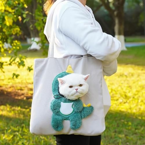 Show Head Haustier Leinwand geformte Schultertasche Katze Taschen für kleine Hunde und Katzen Zubehör im Freien Reisen Show Head Haustier Leinwand geformte Schultertasche Katze Taschen für kleine Hunde und Katzen Zubehör im Freien Reisen von Xusdamyj