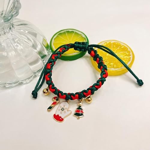 Weihnachts Katzenkragen mit Glocken & Charms für Katzen Hunde von Xusdamyj