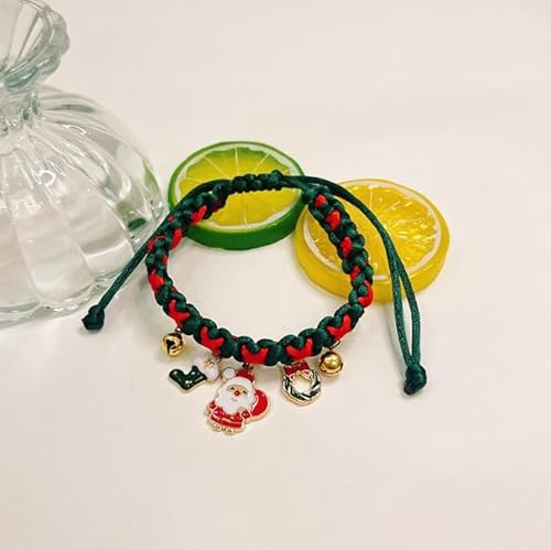 Weihnachts Katzenkragen mit Glocken & Charms für Katzen Hunde von Xusdamyj