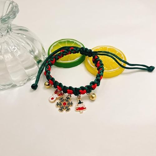 Weihnachts Katzenkragen mit Glocken & Charms für Katzen Hunde von Xusdamyj