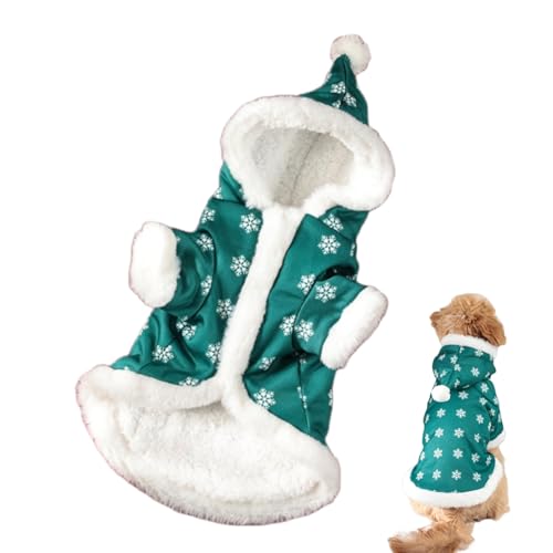 Weihnachtshund Kostüm pelzige Santa Outfit Haustier Wintermantel für kleine mittlere Hunde Weihnachtshund Kostüm pelzige Santa Outfit Haustier Wintermantel für kleine mittlere Hunde von Xusdamyj