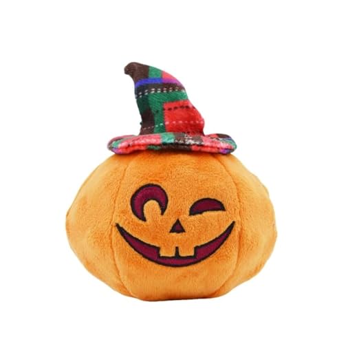 Xusdamyj Katzen-Halloween-Spielzeug, Haustier-Kauspielzeug, interaktives Hunde-Plüschspielzeug mit Quietscher für Hunde und Katzen Xusdamyj Katzen-Halloween-Spielzeug, Haustier-Kauspielzeug, interaktives Hunde-Plüschspielzeug mit Quietscher für Hunde und Katzen von Xusdamyj