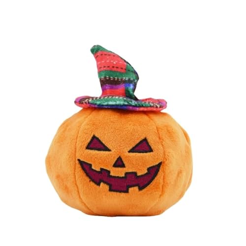 Xusdamyj Katzen-Halloween-Spielzeug, Haustier-Kauspielzeug, interaktives Hunde-Plüschspielzeug mit Quietscher für Hunde und Katzen Xusdamyj Katzen-Halloween-Spielzeug, Haustier-Kauspielzeug, interaktives Hunde-Plüschspielzeug mit Quietscher für Hunde und Katzen von Xusdamyj