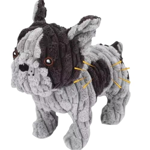 Xusdamyj Quietschendes Hundespielzeug aus Plüsch, langlebiges Kauspielzeug für kleine und mittelgroße Hunderassen zur Zahnreinigung Xusdamyj Quietschendes Hundespielzeug aus Plüsch, langlebiges Kauspielzeug für kleine und mittelgroße Hunderassen zur Zahnreinigung von Xusdamyj