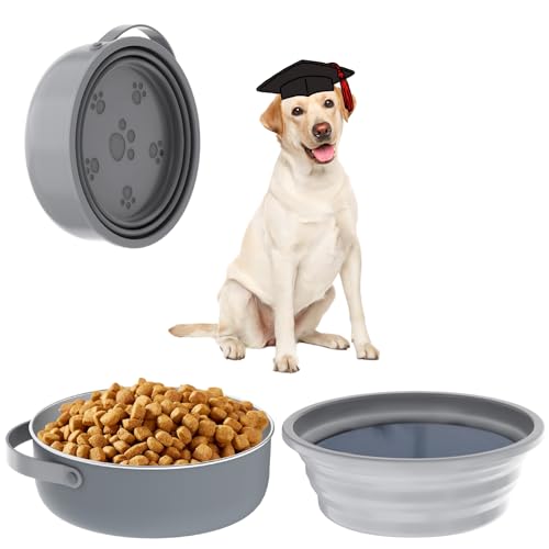 Reise-Hundenäpfe Set Faltbarer Hundenapf BPA-frei Edelstahl Hund Futternapf - Nesting Tragbare Hundenäpfe für kleine bis große Hunde - Hund Reise Camping Reise Essentials Reise-Hundenäpfe Set Faltbarer Hundenapf BPA-frei Edelstahl Hund Futternapf - Nesting Tragbare Hundenäpfe für kleine bis große Hunde - Hund Reise Camping Reise Essentials von Xuyub