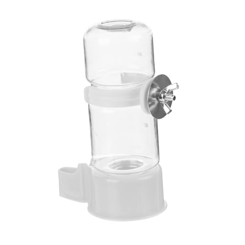 2 x Wasserspender für Haustiere, automatischer Trinkbrunnen, Fenster-Vogelfutterspender, Sittichkäfig-Zubehör, automatischer Futterspender von Xuyuehengqdd
