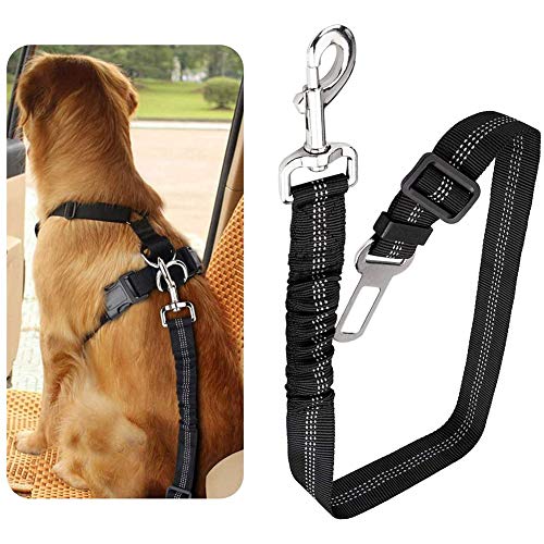 Haustier-Sicherheitsgurte, verstellbarer Hunde-Sicherheitsgurt, elastische Leinen, Auto-Sicherheitsgeschirr, Fessel, für jede Rasse und Größe Haustier-Sicherheitsgurte, verstellbarer Hunde-Sicherheitsgurt, elastische Leinen, Auto-Sicherheitsgeschirr, Fessel, für jede Rasse und Größe von Xuyuehengqdd