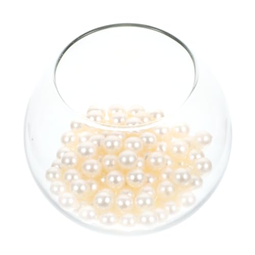 Rundes Glas-Aquarium, Perlendekor, Mini-Pflanztöpfe, Aquarium-Ornamente, für Zuhause (01) von Xuyuehengqdd