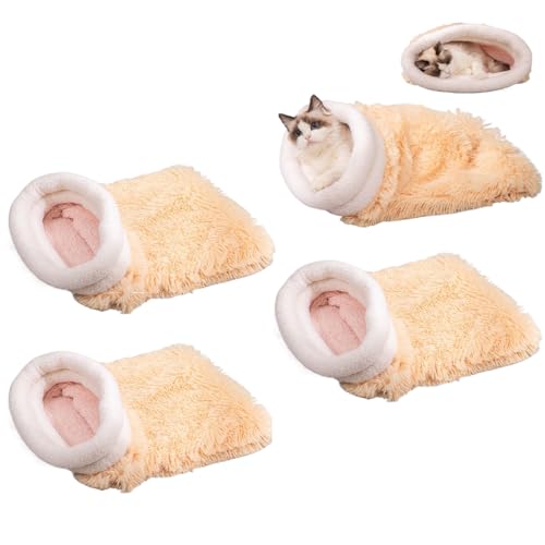 Xvilmaun CatHideaway Katzenschlafsack, 360°-Wickelschlafsack, für Katzen und kleine Hunde, 5,4 kg, 40 x 50 cm, 4 Stück Xvilmaun CatHideaway Katzenschlafsack, 360°-Wickelschlafsack, für Katzen und kleine Hunde, 5,4 kg, 40 x 50 cm, 4 Stück von Xvilmaun