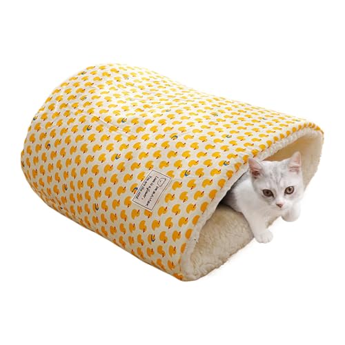 Xvilmaun Katzen-Winterschlafsack, Katzenhöhlenbett | Winterliches rundes tonnenförmiges Katzennest | Weicher, Warmer Haustiersack für Outdoor-Kätzchen, tiefer Schlaf, kleines Tiernest Xvilmaun Katzen-Winterschlafsack, Katzenhöhlenbett | Winterliches rundes tonnenförmiges Katzennest | Weicher, Warmer Haustiersack für Outdoor-Kätzchen, tiefer Schlaf, kleines Tiernest von Xvilmaun