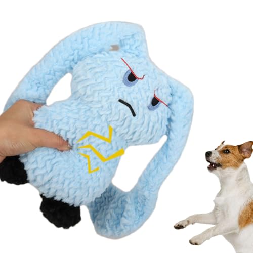 Xvilmaun Kauspielzeug für Hunde, Plüsch-Welpenspielzeug - Kaninchen-Design, Plüschspielzeug für Haustiere - Tragbares Stofftier-Hunde-Plüsch-Kauspielzeug für mittelgroße und kleine Welpen Xvilmaun Kauspielzeug für Hunde, Plüsch-Welpenspielzeug - Kaninchen-Design, Plüschspielzeug für Haustiere - Tragbares Stofftier-Hunde-Plüsch-Kauspielzeug für mittelgroße und kleine Welpen von Xvilmaun