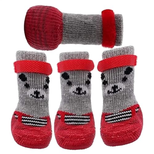 Xvilmaun wasserdichte Hundestiefel, Haustierschuhe,Winter rutschfeste Hundeschuhe - Hunde-Schuhüberzug mit verstellbarem Riemen, atmungsaktive Hundeschuhe, Heimtierbedarf für große, mittelgroße und Xvilmaun wasserdichte Hundestiefel, Haustierschuhe,Winter rutschfeste Hundeschuhe - Hunde-Schuhüberzug mit verstellbarem Riemen, atmungsaktive Hundeschuhe, Heimtierbedarf für große, mittelgroße und von Xvilmaun