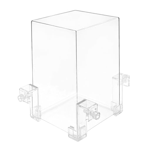 Fischtanks mit 3 Snaps 4pcs/festgelegte Acryl-Fischtanks Clear Aquariumwasser Auto-Refill Aquarium Tank Vakuum Suspended Tank zur Dekoration von Xweptuy