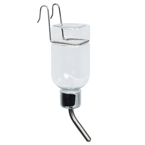 Xweptuy Hamsterwasserflasche, 180 ml Hängende Chinchilla -Wasserflasche, sicheres Plastikhamster Wasser, automatischer Hamster -Wasserspender für die Bewässerung von Haustieren von Xweptuy