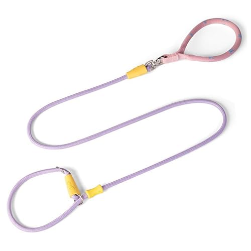 Hundeleine Seil, 5 Fuß schwer lila Hundeleine, einstellbar mit weichem bequemem Griff für Medium Hundeleine Seil, 5 Fuß schwer lila Hundeleine, einstellbar mit weichem bequemem Griff für Medium von Xweptuy