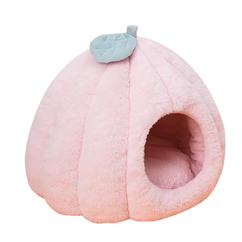 Katzenbetten und Sofa Cave House Kürbishänsele mit abnehmbarem Kissen für Haustiere s s von Xweptuy