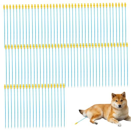 Xweptuy 100pcs künstliches Insemination Kit für Hunde 11.8 '' Einweg Flexible Katheterrohr gerundetes Ende Pet Insemination Keine Verletzungen bei Home Kit für kleine Haustiere von Xweptuy