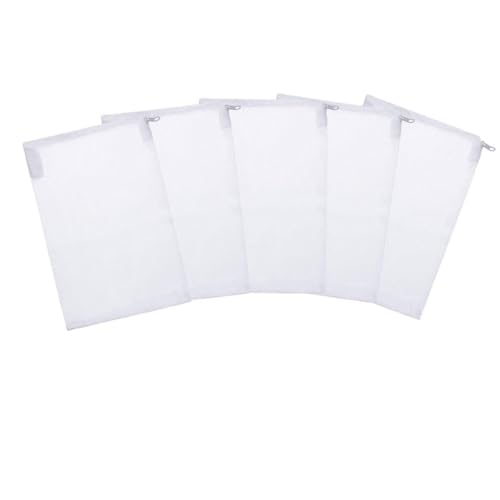Xweptuy Aquariumfiltermedienbeutel feines Netz weiß mit Reißverschluss für Fischtank aktivierte Kohlenstoffkeramikringe 5pcs Xweptuy Aquariumfiltermedienbeutel feines Netz weiß mit Reißverschluss für Fischtank aktivierte Kohlenstoffkeramikringe 5pcs von Xweptuy