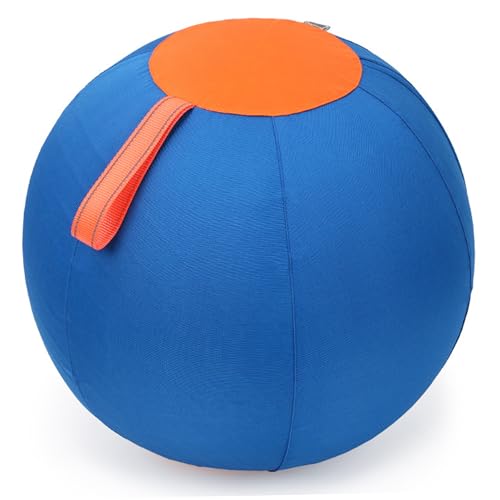 Xweptuy Herding Ball für Hunde 18inch PVC Hundeball Reißverschlüsse mit Griffgurt & Polyesterabdeckung kratzfestes interaktiver Hund zum Training Xweptuy Herding Ball für Hunde 18inch PVC Hundeball Reißverschlüsse mit Griffgurt & Polyesterabdeckung kratzfestes interaktiver Hund zum Training von Xweptuy