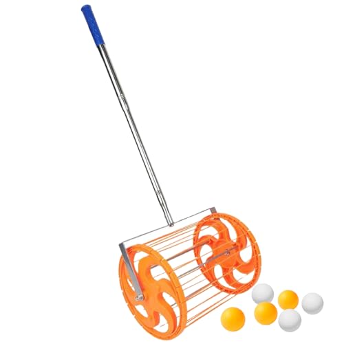Xweptuy Tennisball -Picker für 120 Bälle, Rolling Tennis Ball Collector mit einem einziehbaren Pol, Pickleball -Picker -Obermaterial Xweptuy Tennisball -Picker für 120 Bälle, Rolling Tennis Ball Collector mit einem einziehbaren Pol, Pickleball -Picker -Obermaterial von Xweptuy
