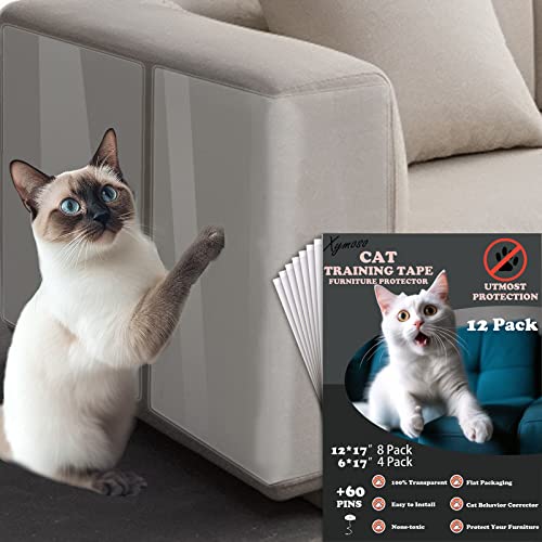 Xymoso Kratzschutz für Möbel, 12 Stück, Couch-Schutzband für Katzen, Kratzschutz für Möbel Xymoso Kratzschutz für Möbel, 12 Stück, Couch-Schutzband für Katzen, Kratzschutz für Möbel von Xymoso