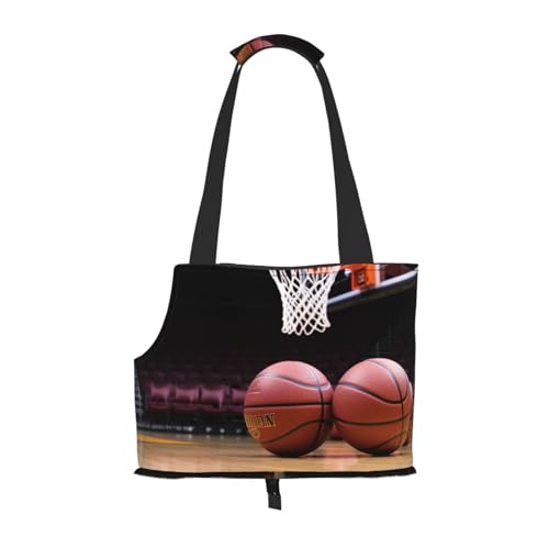 Gears Up For Basketball Print Pet Carrier Purse Soft Sided Portable Wateroroof Pet Travel Tote Bag For Cat And Small Dog von Xzeit