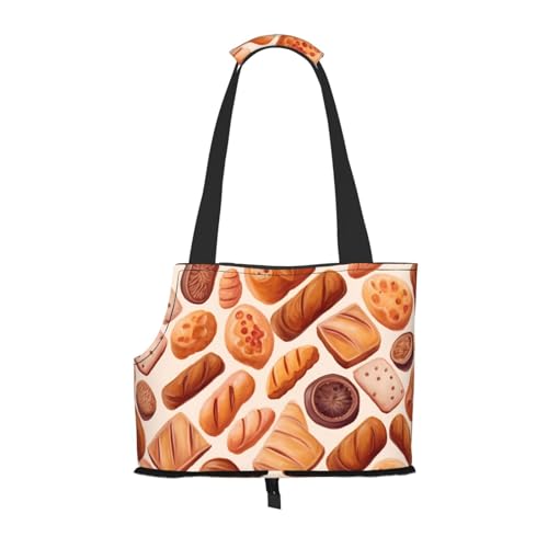 Haustier-Tragetasche, bemalt, mit Brot-Druck, weiche Seiten, tragbar, Wateroroof Haustier-Reise-Tragetasche für Katzen und kleine Hunde Haustier-Tragetasche, bemalt, mit Brot-Druck, weiche Seiten, tragbar, Wateroroof Haustier-Reise-Tragetasche für Katzen und kleine Hunde von Xzeit