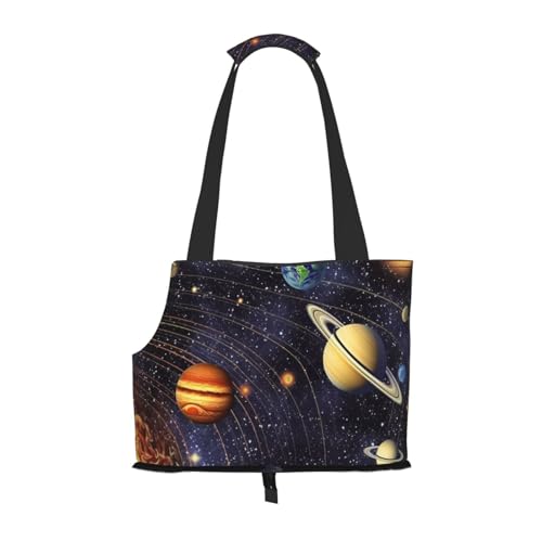 Solarbetriebene Haustier-Tragetasche mit Galaxie-Druck, weiche Seiten, tragbar, wasserdicht, für Katzen und kleine Hunde Solarbetriebene Haustier-Tragetasche mit Galaxie-Druck, weiche Seiten, tragbar, wasserdicht, für Katzen und kleine Hunde von Xzeit