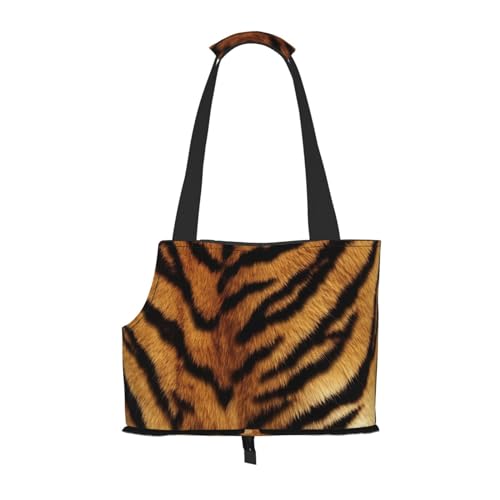 Tragetasche für Katzen und kleine Hunde mit Tigerhaut-Aufdruck, weiche Seiten, tragbar Tragetasche für Katzen und kleine Hunde mit Tigerhaut-Aufdruck, weiche Seiten, tragbar von Xzeit