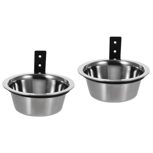 Erhöhter Hundenapf zur Wandmontage, Edelstahl, verstellbar, erhöhter Hundenapfständer, 2 Sets Erhöhter Hundenapf zur Wandmontage, Edelstahl, verstellbar, erhöhter Hundenapfständer, 2 Sets von XzhixiangKing