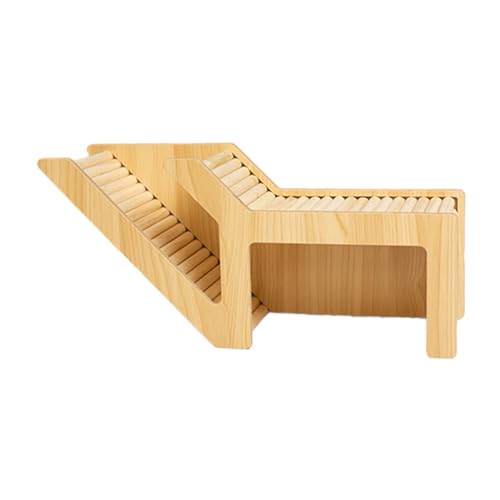 Holztunnel Hamsterversteck mit Leiter für Hamsterkäfig Zubehör (Stil A) von XzhixiangKing
