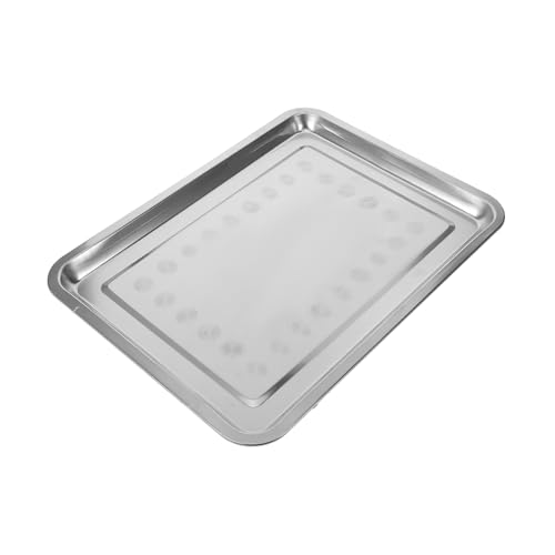 Pet Cage Cleaning Tray Bunny Cage Bottom Tray Stainless Steel Small Animals Cage Tray, Pet Training Tray, Silver von XzhixiangKing
