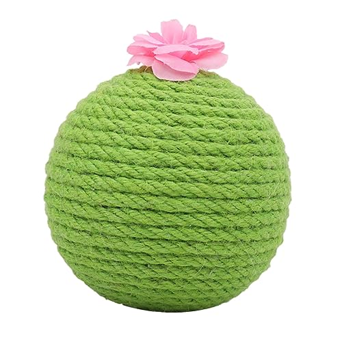 XzhixiangKing 1 x Katzenspielzeug-Ball, mit Minz-Ball, grüner Kratzball, für Katzen und Hunde, zum Kauen XzhixiangKing 1 x Katzenspielzeug-Ball, mit Minz-Ball, grüner Kratzball, für Katzen und Hunde, zum Kauen von XzhixiangKing