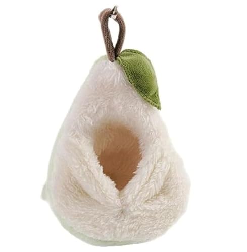 XzhixiangKing Birnenförmiges Hamster-Bett, Plüsch-Zuckergleiter-Versteck für kleine Haustiere, Dekoration, gemütliches Käfigzubehör XzhixiangKing Birnenförmiges Hamster-Bett, Plüsch-Zuckergleiter-Versteck für kleine Haustiere, Dekoration, gemütliches Käfigzubehör von XzhixiangKing