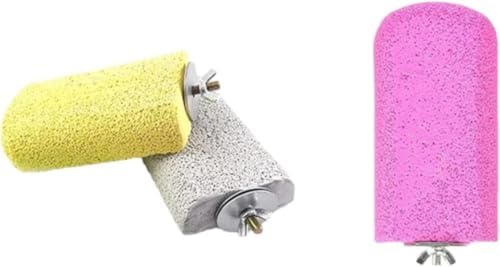 XzhixiangKing Lavablock für Vögel, Ratten, Chinchilla-Zähne, knirschendes Lava-Block, Haustier-Kauspielzeug, einfache Installation, zufällige Farbe, 3 Stück XzhixiangKing Lavablock für Vögel, Ratten, Chinchilla-Zähne, knirschendes Lava-Block, Haustier-Kauspielzeug, einfache Installation, zufällige Farbe, 3 Stück von XzhixiangKing