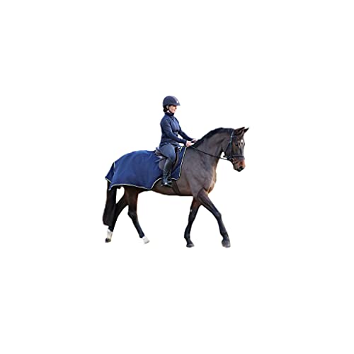 Hy StormX Original Pferdedecke aus Baumwolle, Marineblau/Grau, 152 cm von Y&H