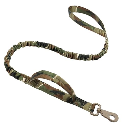 Outdoor Camouflage Carrying Pet Hunting Dog Training Leashes Elastic Rope Sling Strap von YABOO