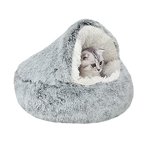 YAGE Beruhigendes Katzenbett,Flauschiges Plüsch-Kätzchenbett,waschbares Anti-Angst-Welpenbett,Haustierbett für kleine Hunde weicher Warmer Donut-Katzenschlafsack.No.: 015002802-0001(M-50cm) YAGE Beruhigendes Katzenbett,Flauschiges Plüsch-Kätzchenbett,waschbares Anti-Angst-Welpenbett,Haustierbett für kleine Hunde weicher Warmer Donut-Katzenschlafsack.No.: 015002802-0001(M-50cm) von YAGE