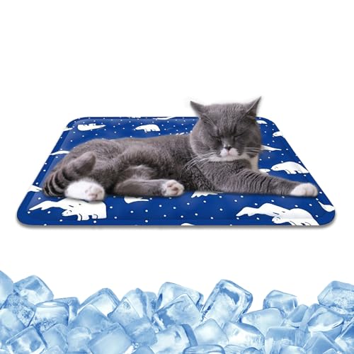 YAGE Hunde-Kühlmatte, Haustier-Kühlkissen, Hundebett, Tiere, Sommer-Schlafmatratze für Katzen, Welpen, Kaninchen, Kisten und Zwinger, selbstkühlende Gel-Matte für Hunde, Katzen, groß (M,40x50 cm) YAGE Hunde-Kühlmatte, Haustier-Kühlkissen, Hundebett, Tiere, Sommer-Schlafmatratze für Katzen, Welpen, Kaninchen, Kisten und Zwinger, selbstkühlende Gel-Matte für Hunde, Katzen, groß (M,40x50 cm) von YAGE