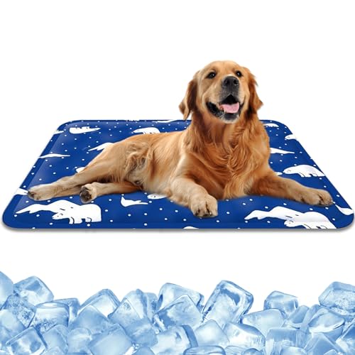 YAGE Kühlmatte für Hunde, Haustier-Kühlunterlage, Hundebett, Tiere, Sommer-Schlafmatratze für Katzen, Welpen, Kaninchenkäfige und Zwinger, selbstkühlende Gel-Matte für Hunde und Katzen YAGE Kühlmatte für Hunde, Haustier-Kühlunterlage, Hundebett, Tiere, Sommer-Schlafmatratze für Katzen, Welpen, Kaninchenkäfige und Zwinger, selbstkühlende Gel-Matte für Hunde und Katzen von YAGE