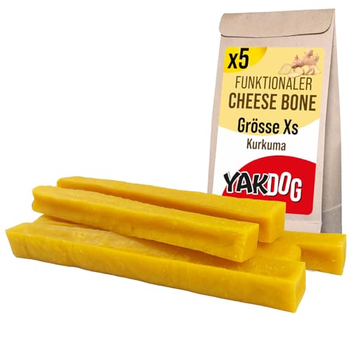 YAKDOG Gesundheit+ - Käse-Kausnacks Für Hunde XS - Kurkuma - Entzündungshemmend - Reich An Kalzium - Lang Anhaltender Snack - Himalaya-Tradition - Hergestellt In Belgien YAKDOG Gesundheit+ - Käse-Kausnacks Für Hunde XS - Kurkuma - Entzündungshemmend - Reich An Kalzium - Lang Anhaltender Snack - Himalaya-Tradition - Hergestellt In Belgien von YAKDOG