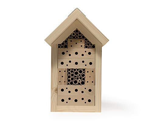 YAKEBA | Insektenhotel Schilf | Bienenhotel ideal für Wildbienen und Schlupfwespen | Holz aus nachhaltigem Anbau | Wildbienenhotel Made in Germany YAKEBA | Insektenhotel Schilf | Bienenhotel ideal für Wildbienen und Schlupfwespen | Holz aus nachhaltigem Anbau | Wildbienenhotel Made in Germany von YAKEBA