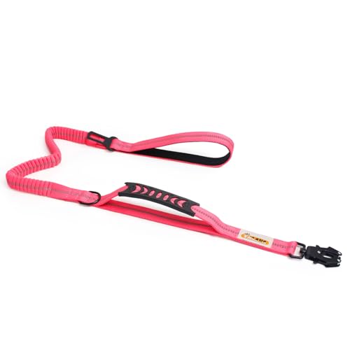 YALAVA Taktische Bungee-Hundeleine mit Verkehrsgriff, 1,2–1,8 m, robuste Hundeleine, stoßdämpfend, Arbeitsleine für kleine, mittelgroße und große Hunde, Rosa YALAVA Taktische Bungee-Hundeleine mit Verkehrsgriff, 1,2–1,8 m, robuste Hundeleine, stoßdämpfend, Arbeitsleine für kleine, mittelgroße und große Hunde, Rosa von YALAVA