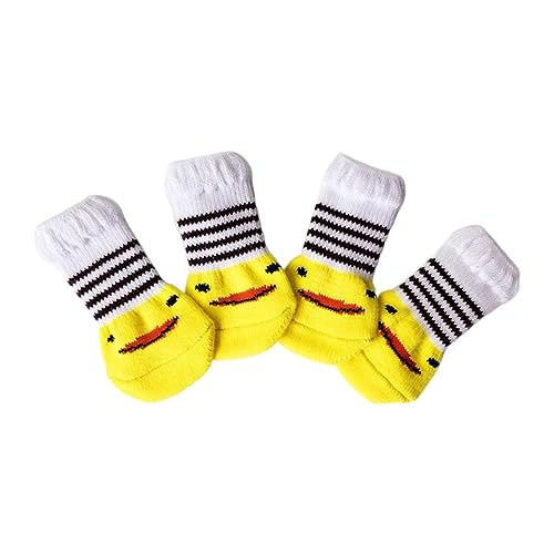 YANFJHV Hundesocken für und mittelgroße Hunde, rutschfest, rutschfest, für Haustiere, Welpen, Hunde, Griffsocken, Protektoren, Traktionskontrollsocken für den Innenbereich, für Hundemantel (A, L) YANFJHV Hundesocken für und mittelgroße Hunde, rutschfest, rutschfest, für Haustiere, Welpen, Hunde, Griffsocken, Protektoren, Traktionskontrollsocken für den Innenbereich, für Hundemantel (A, L) von YANFJHV