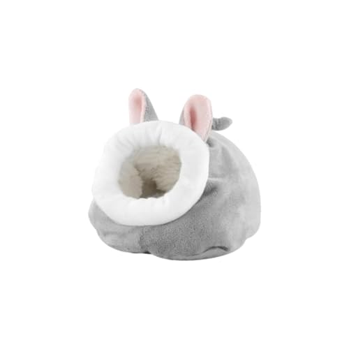 YANFJHV Weihnachtsbett für Schweine, warmes Igelversteck, Baumwollhaus, Schlafnest, Käfigzubehör für Kleintiere, Lebensraumbedarf für Hamster, Kurzkopfgleitbeutler, Eichhörnchen, (Grey, One Size) YANFJHV Weihnachtsbett für Schweine, warmes Igelversteck, Baumwollhaus, Schlafnest, Käfigzubehör für Kleintiere, Lebensraumbedarf für Hamster, Kurzkopfgleitbeutler, Eichhörnchen, (Grey, One Size) von YANFJHV