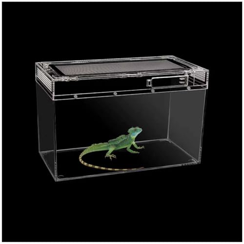 Reptilien-Terrarium 40X20x25cm Amphibische Tierbox 360° Panoramasicht Geeignet Für Eine Vielzahl Von Kleintieren von YANGMIAN